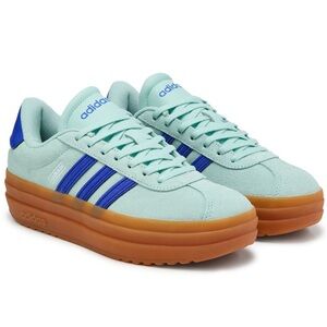 Adidas LV Bold Shoes Aqua Blue/Gum size 8.5